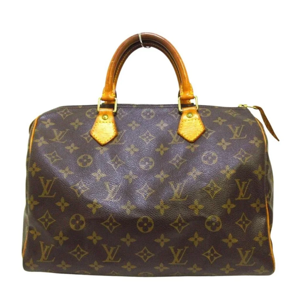 Auth Louis Vuitton Speedy 30 Satchel #32204L26B - Picture 1 of 13